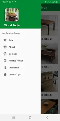 Wood Table Design Ideas android App screenshot 6